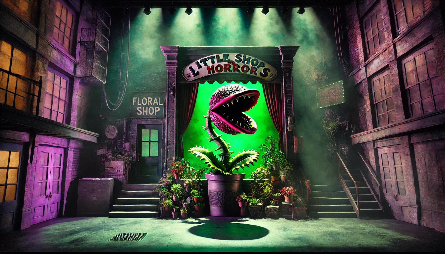 Little Shop of Horrors production photo